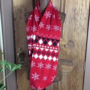 Winter Theme Infinity Scarf